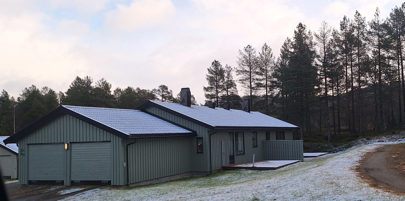 Framside på en av boliger etter oppgradering