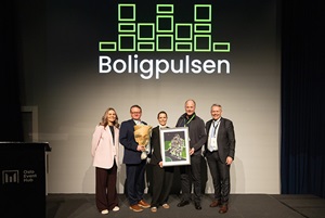 Ansatte i Heim kommune blir tildelt boligprisen for 2025 fra Husbanken. Foto.