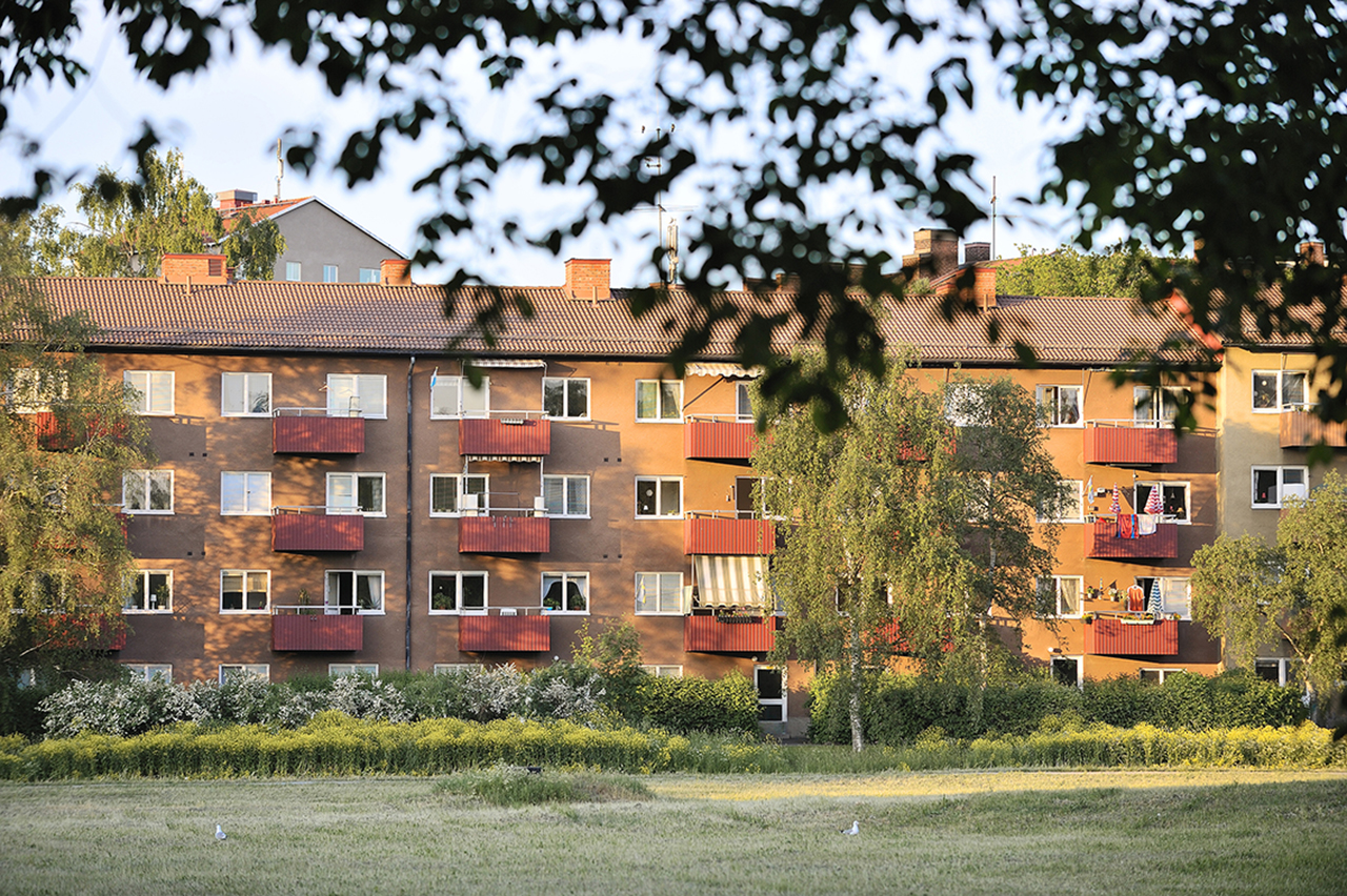 Bilde av boligblokk.